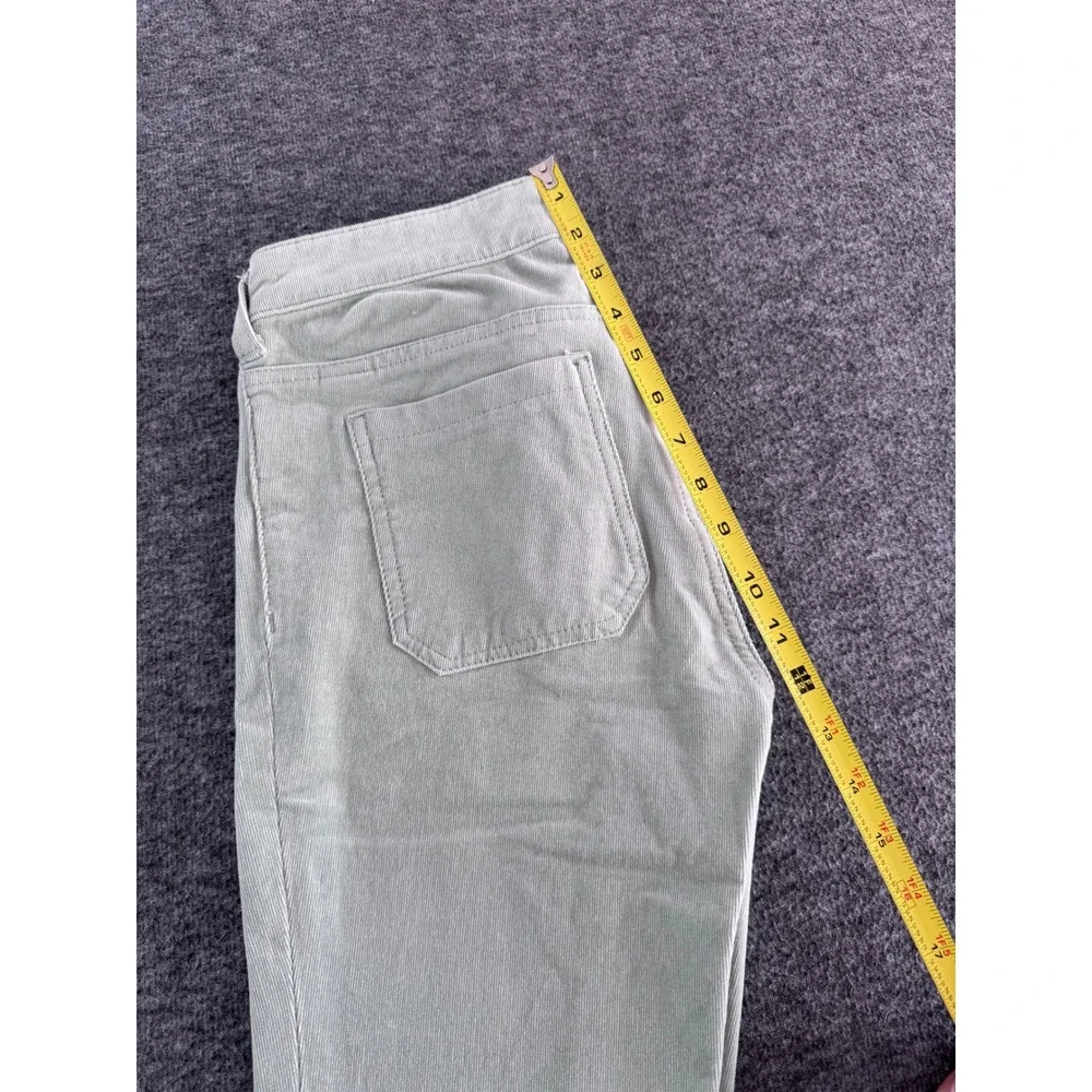 Pilcro Anthropologie High Rise Skinny Corduroy Pants Sage Green Size 26 - Picture 6 of 10